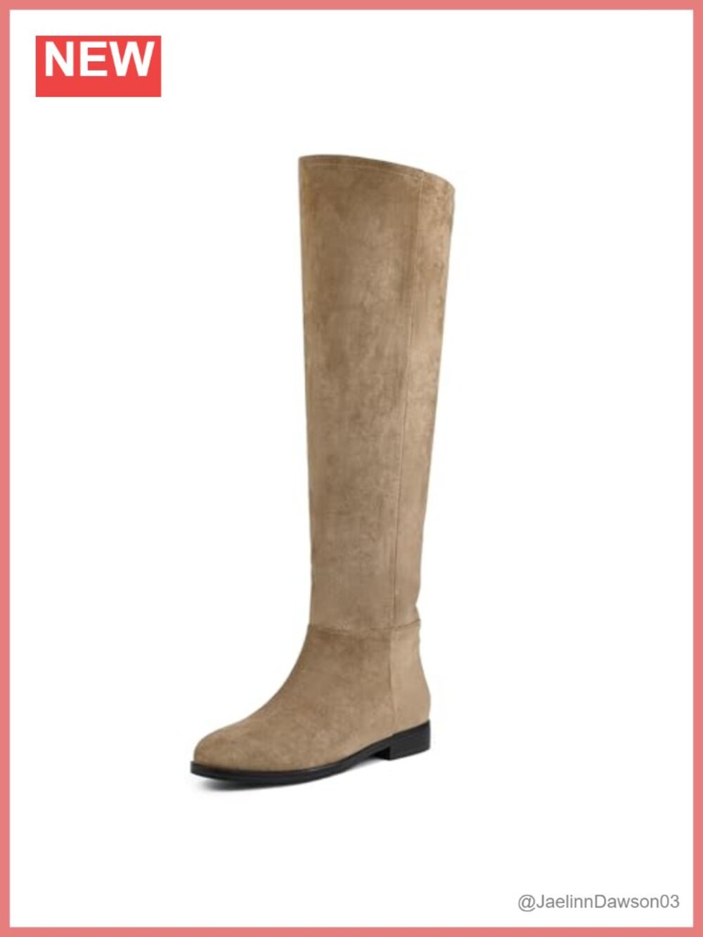Suede Knee High Boots Convertible Fold Over Slouchy Comfortable Flats